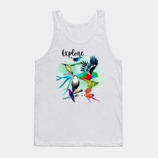 Explore Tropical Shirt Tank Top